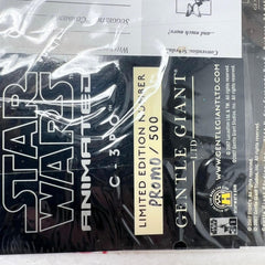 GENTLE GIANT STAR WARS ANIMATED C-3PO STATUE JAWA BLACK AND WHITE NEW RARE PROMO