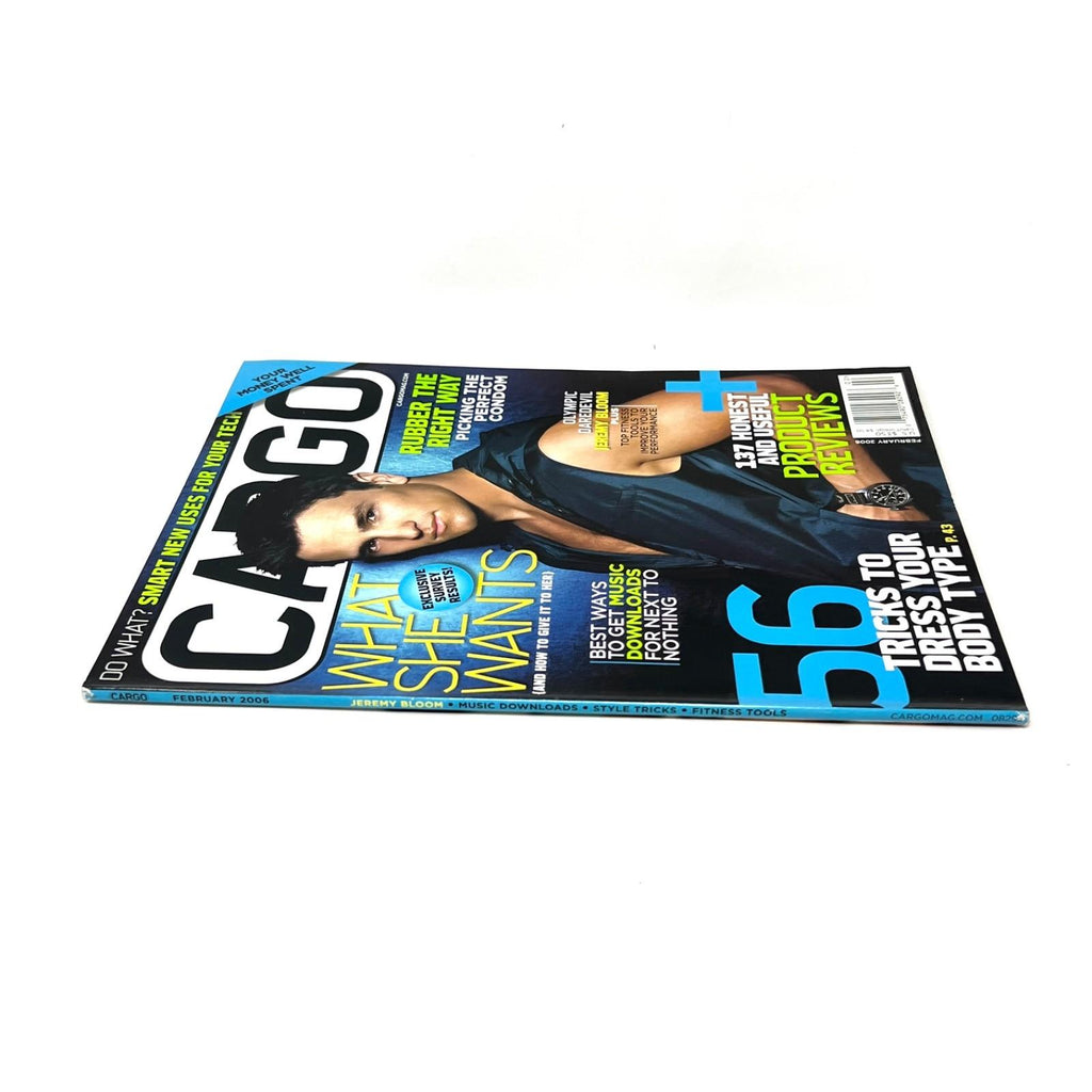 Cargo Magazine February 2006 Jeremy Bloom Music Downloads Sytle Tricks Fitness