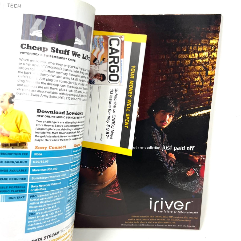Cargo Magazine July August 2004 The New Buyers' Guide for Men