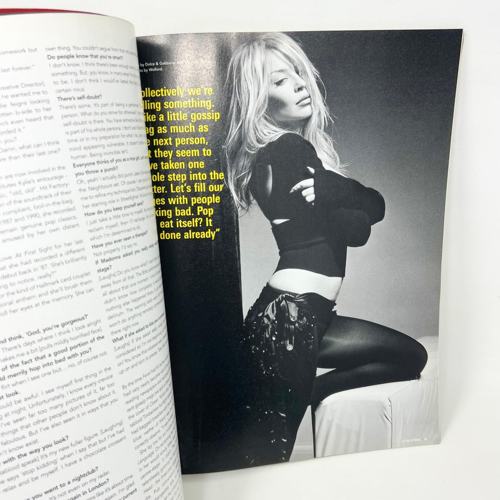 I-D Magazine Kylie Minogue November 2003 No. 237 Vintage British Music Fashion