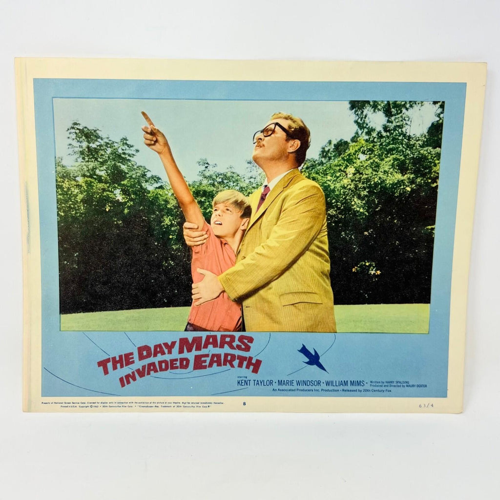 The Day Mars Invaded Earth Lobby Card Movie Poster No.8