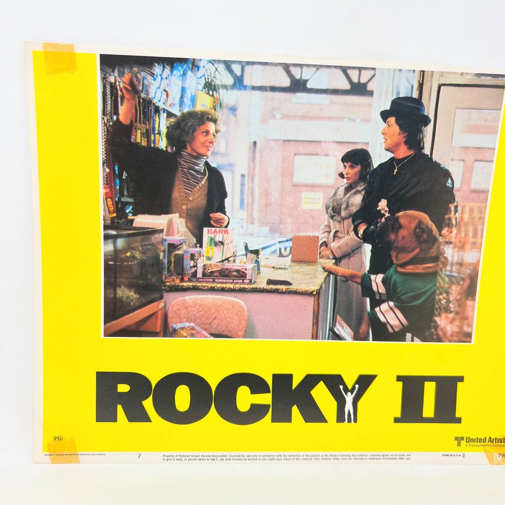 1979  Rocky II Original Movie Lobby card No.7