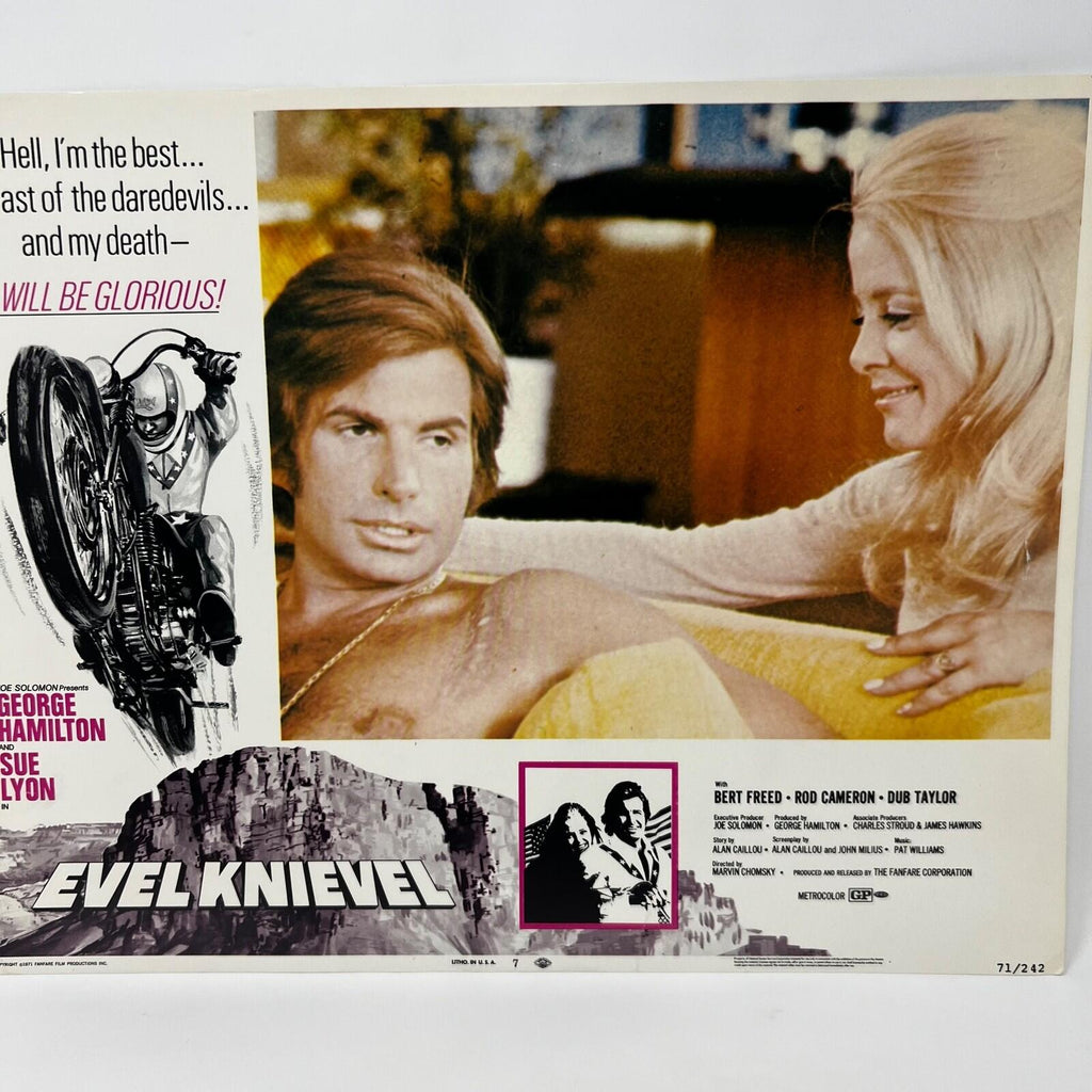 Evel Knievel I WIll Be Glorious Collectible Lobby Card Poster No.7