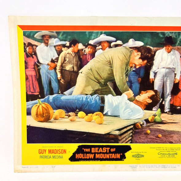 1956 The Beast Of Hollow Mountain  Vintage Movie Lobby Card  Guy Madison