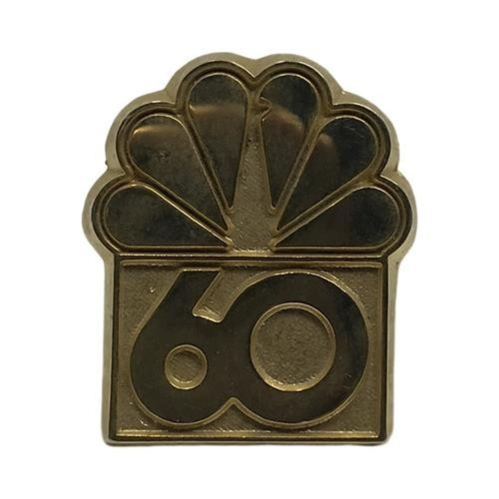 Vintage NBC Peacock 60 Lapel Gold Collectible Pin