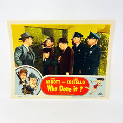 1954 Who Done It Lobby Card Collectible Lobby Card Movie Poster No.2