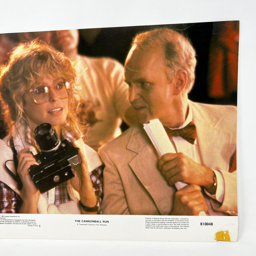 1981 The Cannonball Run Original Movie Lobby Card