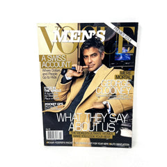 Men's Vogue Magazine 2005 Fall George Clooney Premier Issue Mario Testino