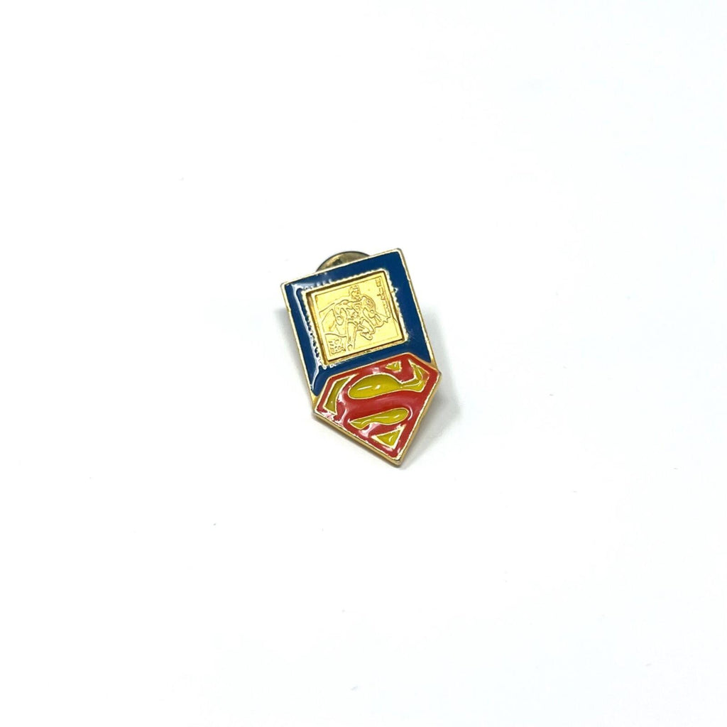 DC Comics Superman 32 Cent Stamp Lapel Hat Pin