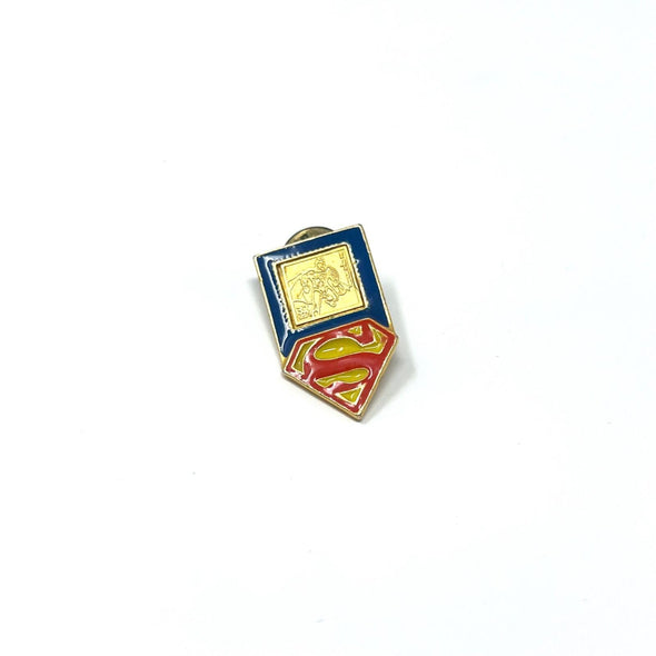 DC Comics Superman 32 Cent Stamp Lapel Hat Pin