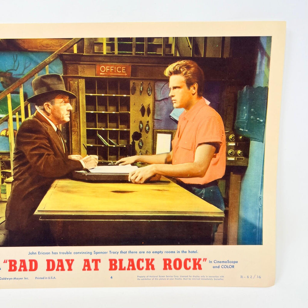 1961 Bad Day At Black Rock Lobby Card Movie Poster No.4