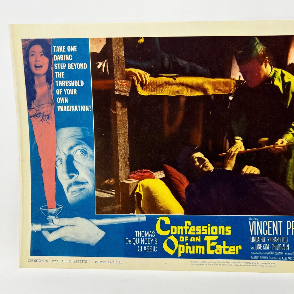 1962 Confessions of an Opium Eater Original Movie Lobby Card No.7