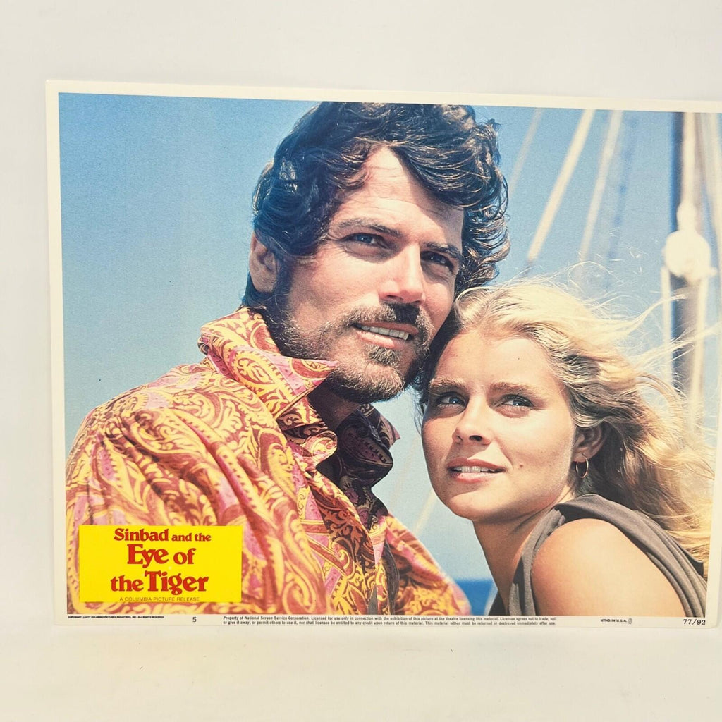 1977 Simbad and The Eye of the Tiger Collectible Movie Lobby Card No.5