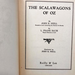 1941 Vintage The Scalawagons Of Oz By John R. Neill L. Frank Baum