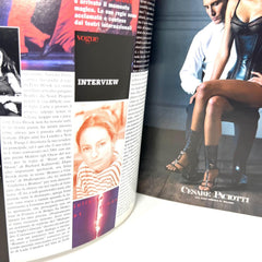 Vogue Italia Fashion Magazine March 2002 Robert Tewsley