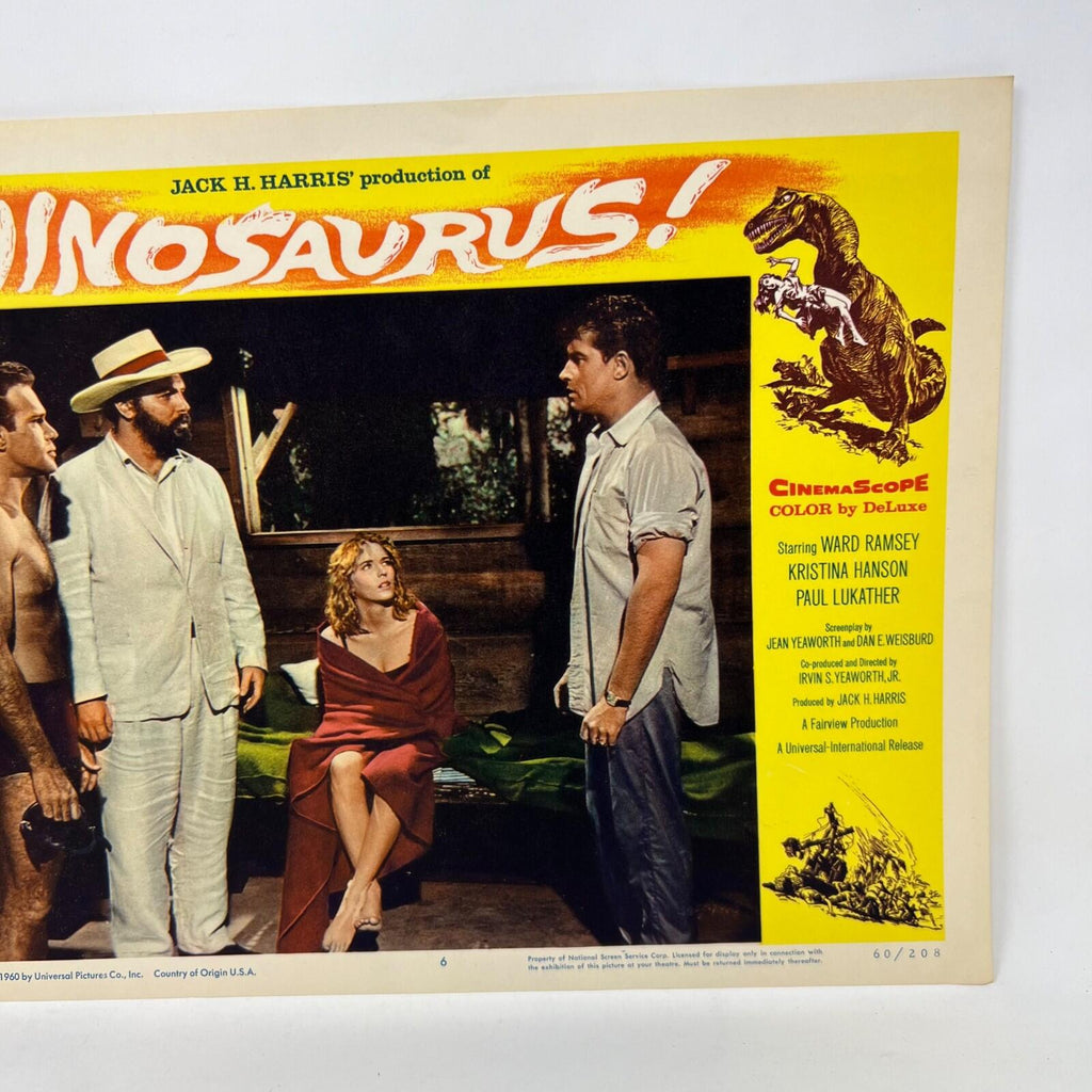 1960 Dinosaurus Collectible Movie Lobby Card No.6 Jack H. Harris