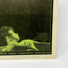 1964 Hercules in The Haunted Word Lobby Card Poster #8 Christopher Lee Reg Park