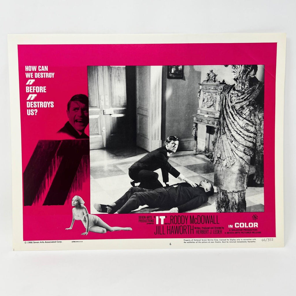 IT Roddy McDowall Paul Maxwell Sci-Fi HorrorCollectible Lobby Card Poster No.1-8