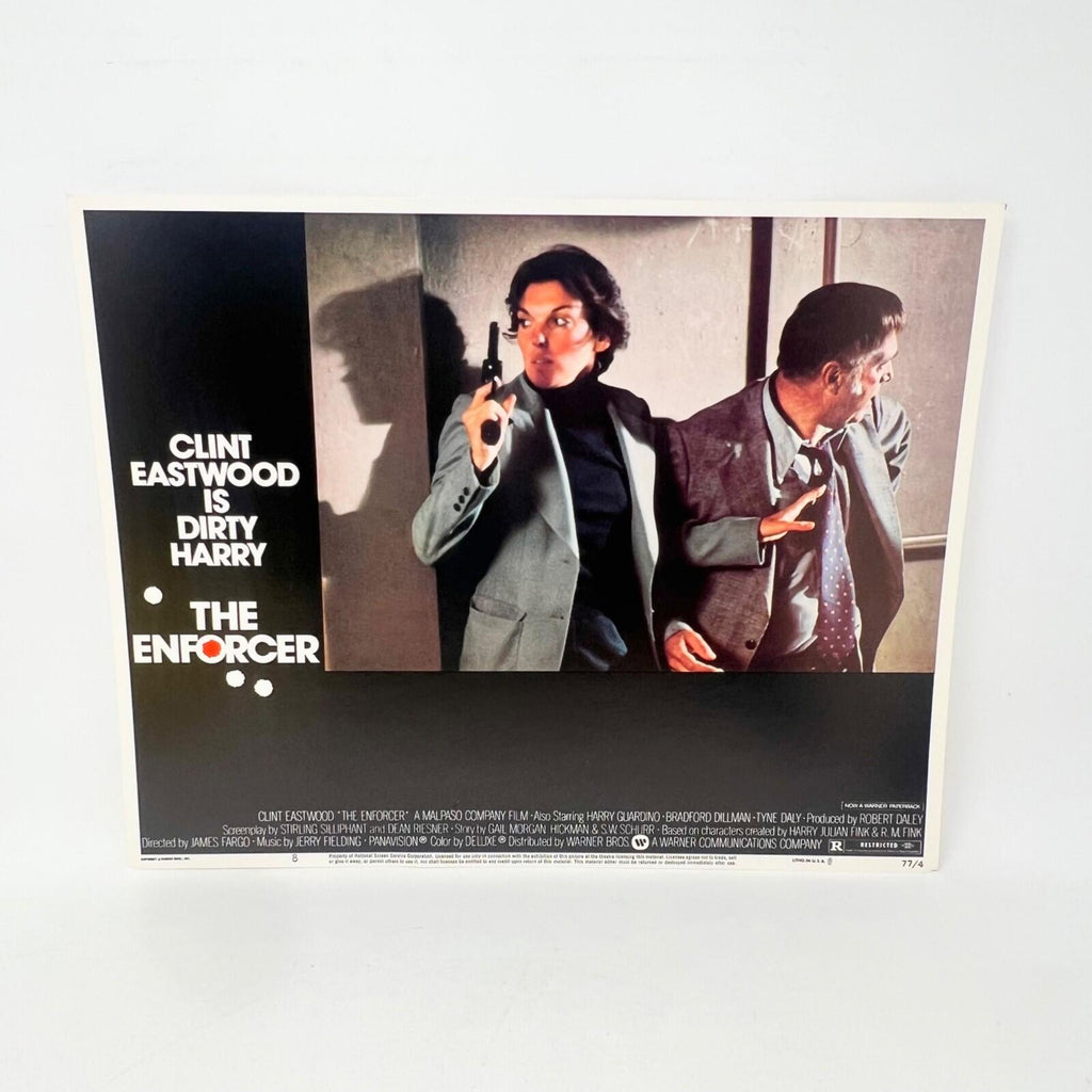Clint Eastwood Is Dirty Harry The Enforcer Collectible movie Lobby Card No.8