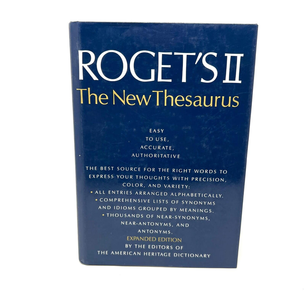 Roget'sII The New Thesaurus Hardcover