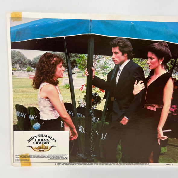 1980 Travolta Urban CowboyLobby Card Movie Poster No.4 tape residue
