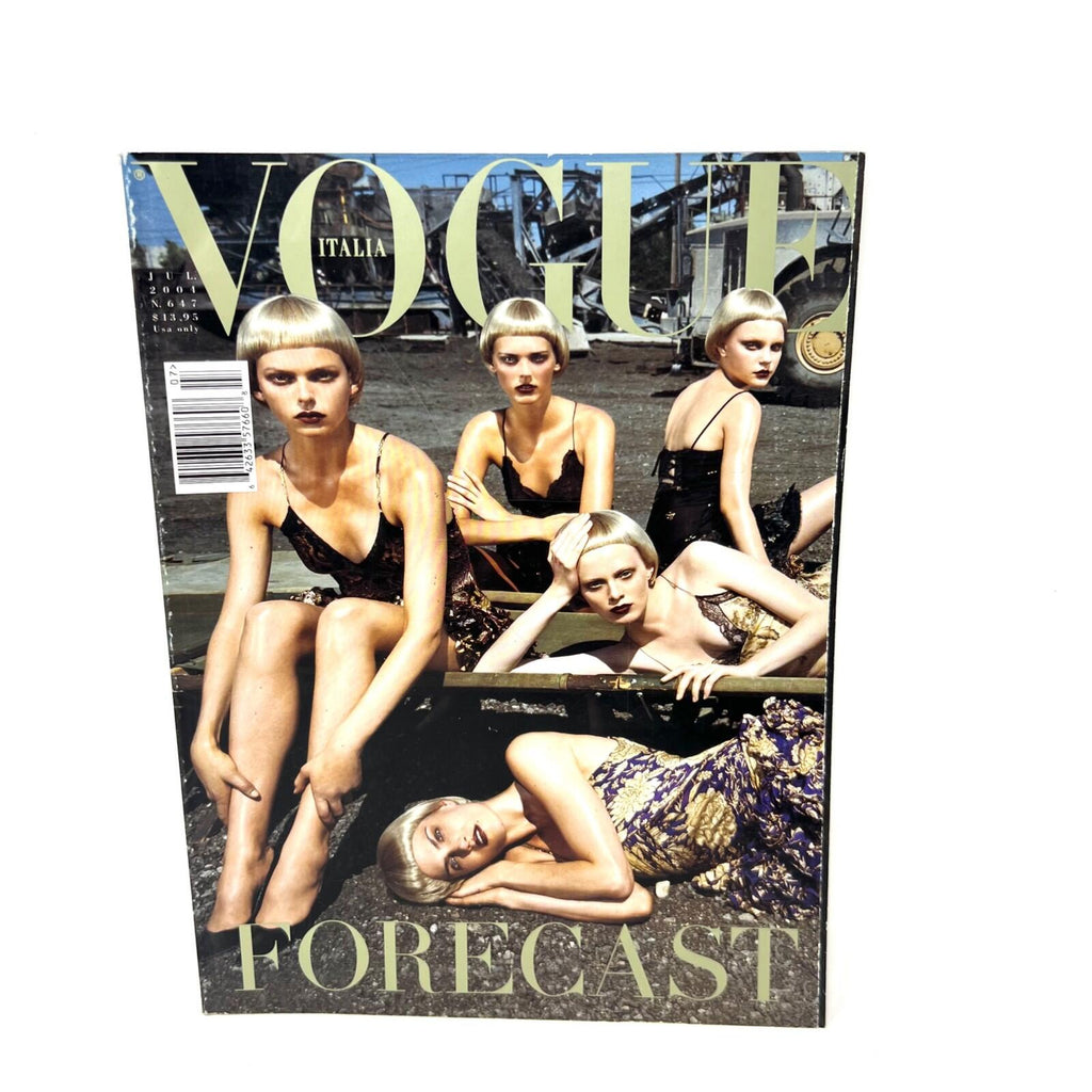 Vogue Magazine Italia N. 647 July 2004 Forecast STEVEN MEISEL