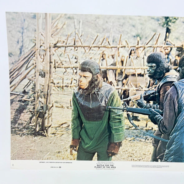 1973 Battle For The Planet Of The Apes Collectible Movie Lobby Card No.7