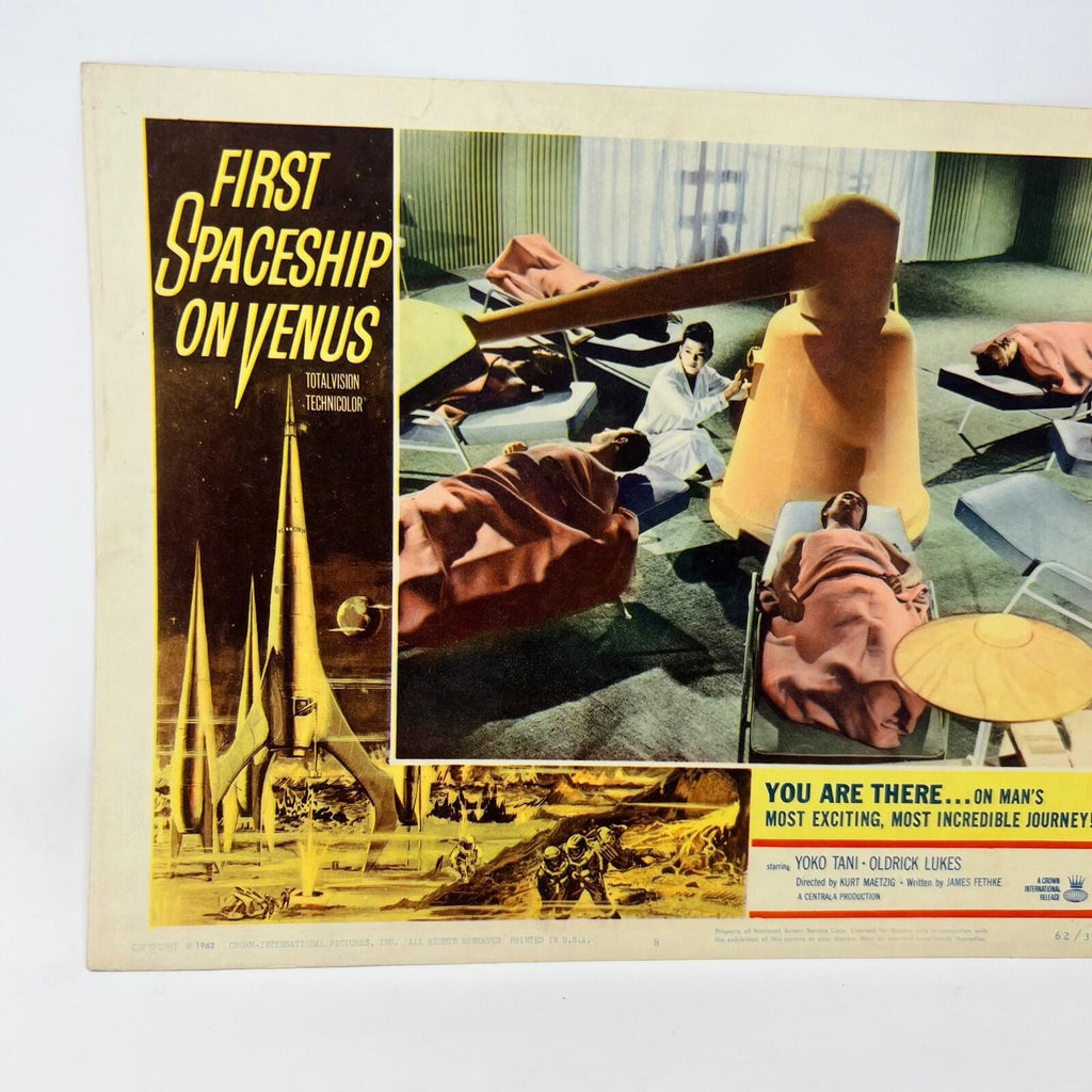 1962 First Spaceship On Venus Collectible movie Lobby Card No. 8