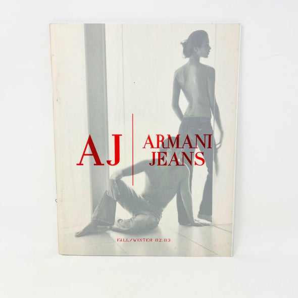 GIORGIO ARMANI JEANS FALL/WINTER 2002-2003 LOOKBOOK & LG POSTER