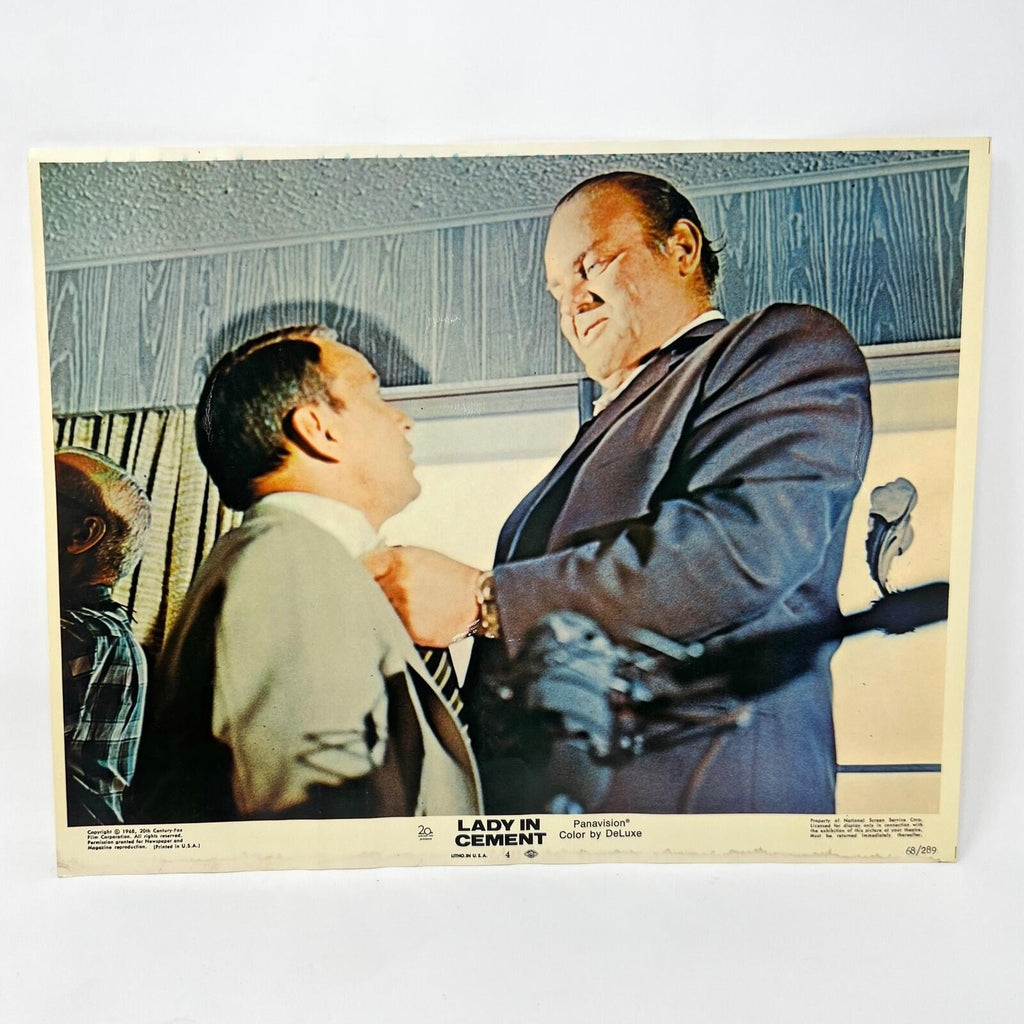 1968 Lady In Cement Collectible movie Lobby Card No. 1- 8