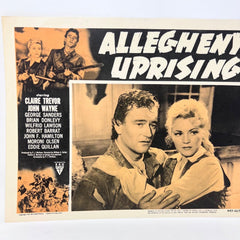 1957 Allegheny Uprising Original Movie Lobby Card Claire Trevor John Wayne a