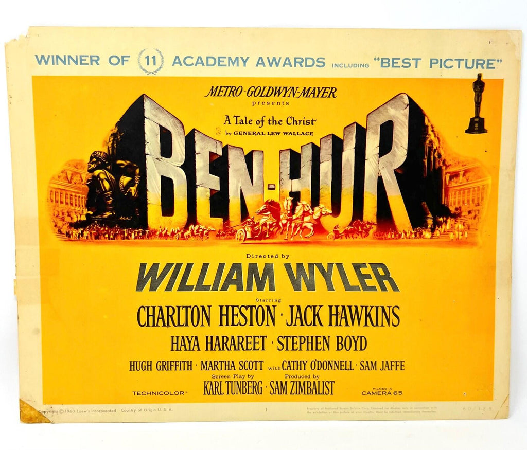 Ben-Hur A Tale Of The Christ Collectible movie Lobby Card