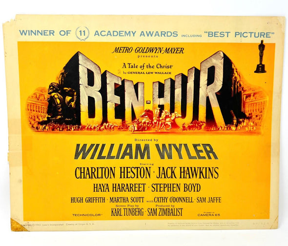 Ben-Hur A Tale Of The Christ Collectible movie Lobby Card