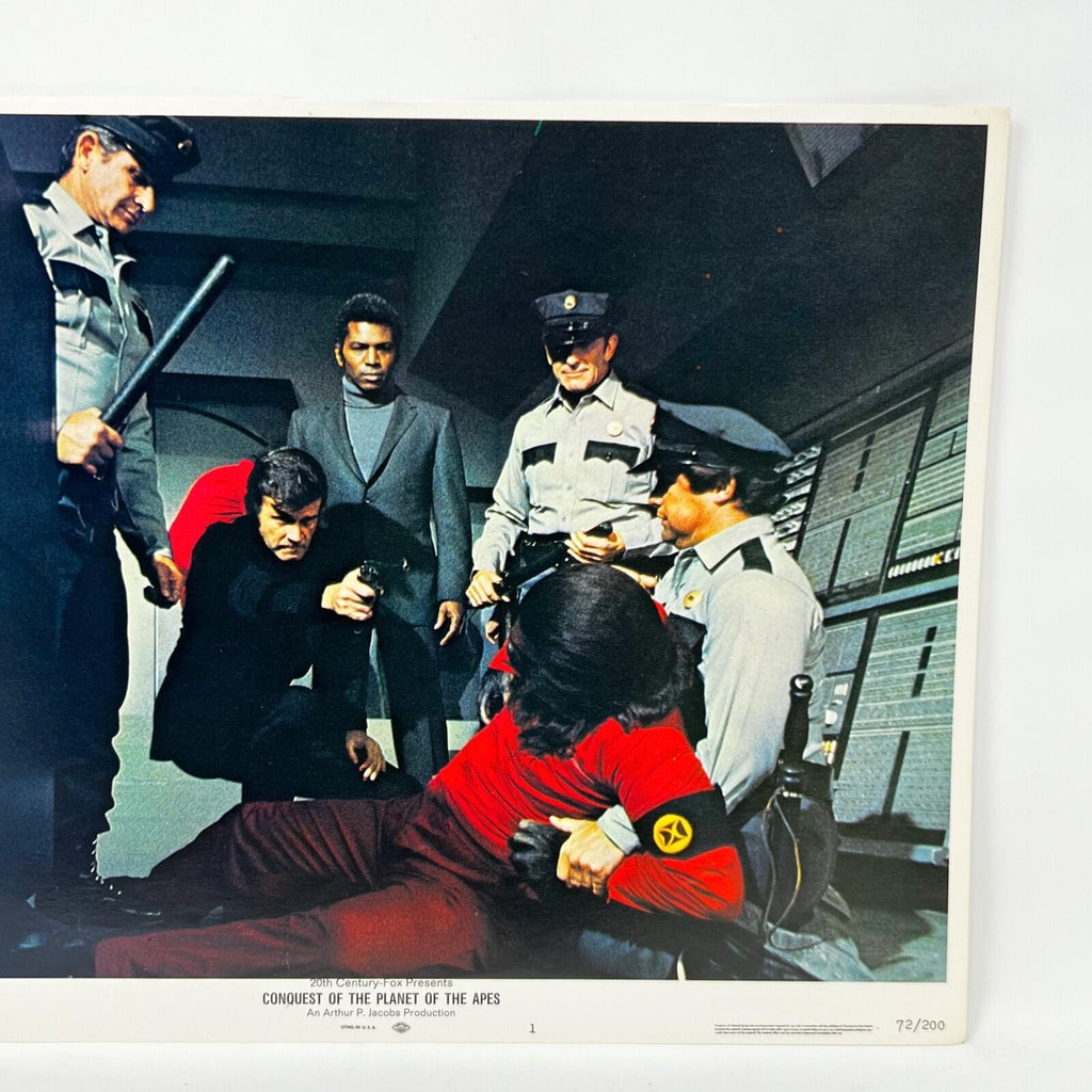 1972 Conquest of The Planet Of The Apes Collectible movie Lobby Card No.1