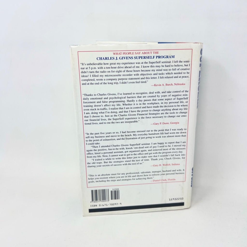 Super Self: Doubling Your Personal Effectiveness - hardcover Givens, Charles...