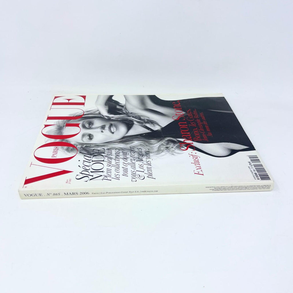 VOGUE PARIS MARCH 2006 No: 865 with Sharon Stone on the cover