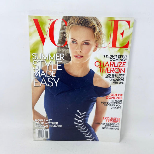 Vogue Magazine June  2014 Charlize Theron Cover Summer Style Made Easy
