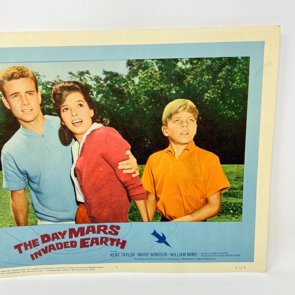 The Day Mars Invaded Earth Lobby Card Movie Poster No.7