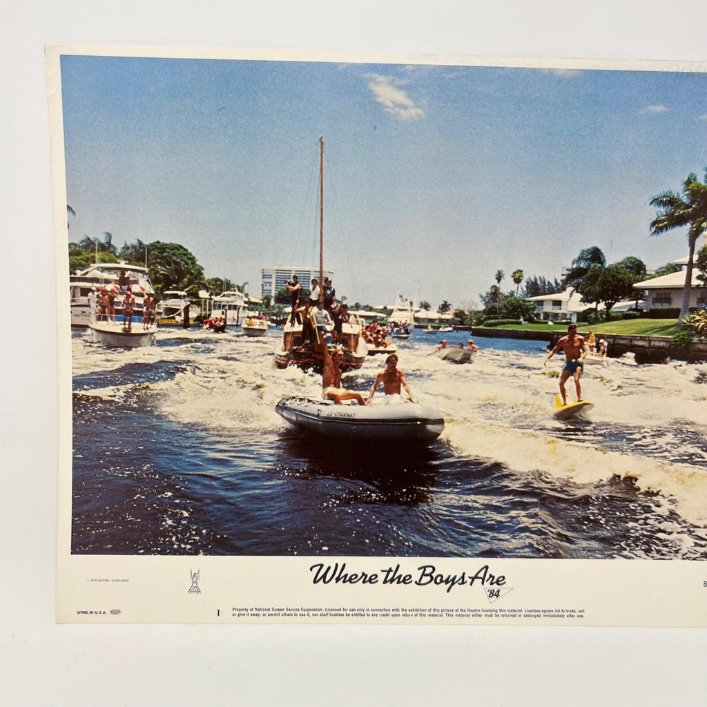 1984 Where the Boys Are Lobby Card Movie Poster No.1