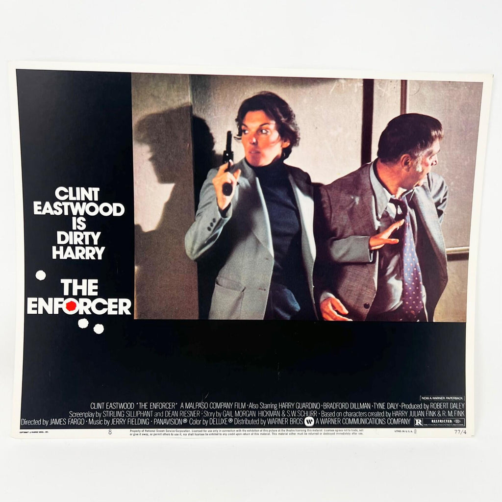 Clint Eastwood Is Dirty Harry The Enforcer Collectible movie Lobby Card set of 8