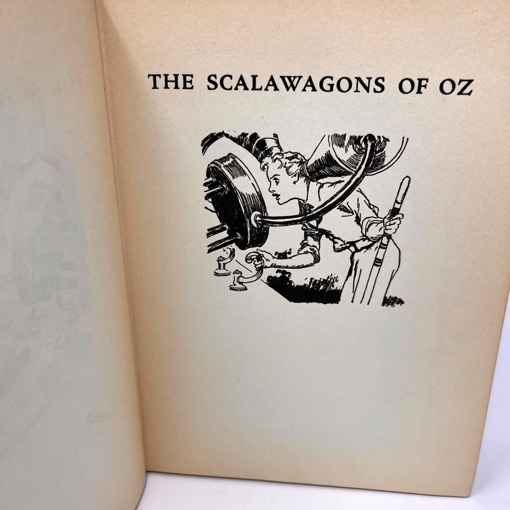 1941 Vintage The Scalawagons Of Oz By John R. Neill L. Frank Baum