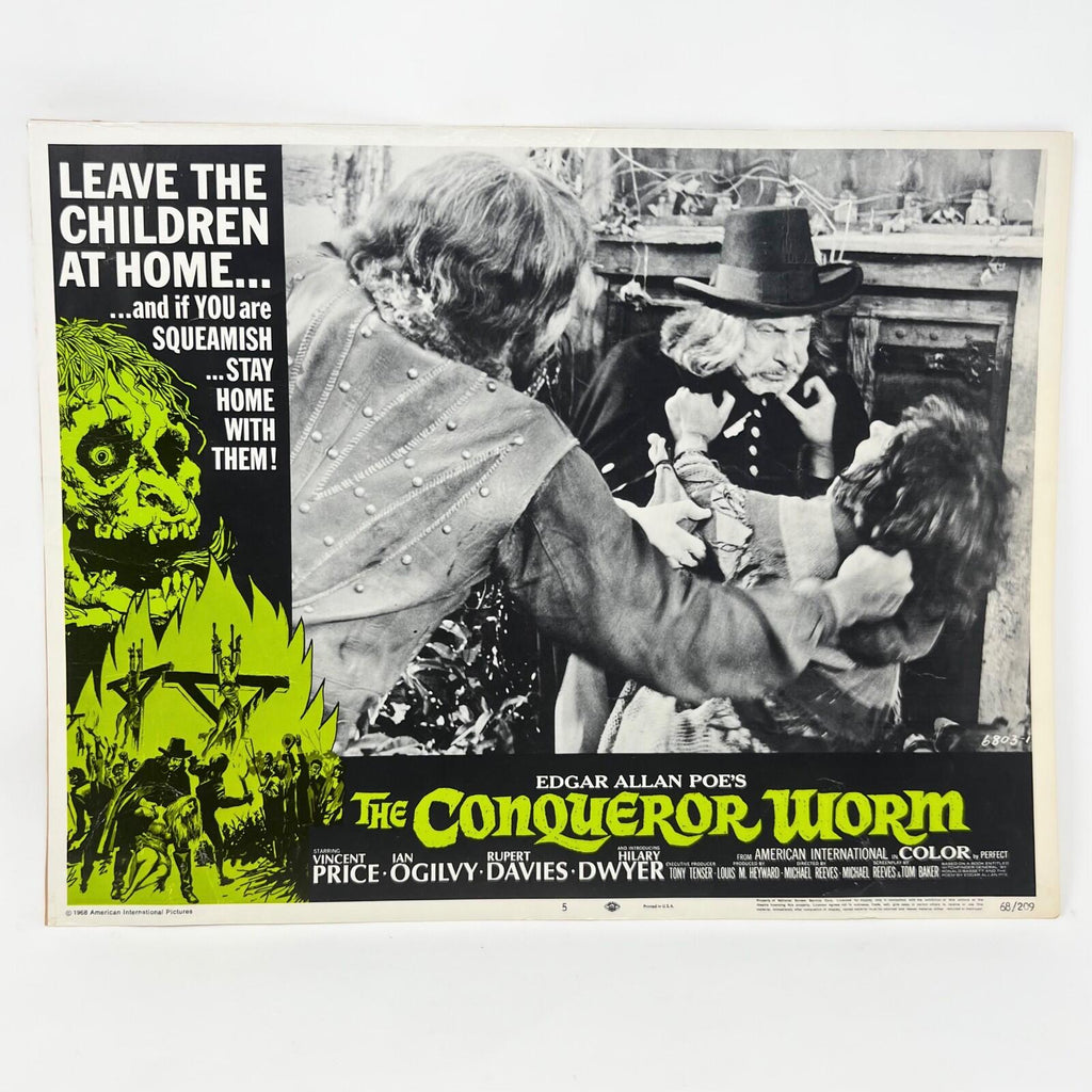 1968 The Conqueror Worm Collectible movie Lobby Card No.5