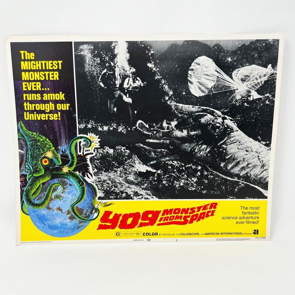Yog Monster from Space Sci-Fi Horror Movie Lobby Card Poster No.3