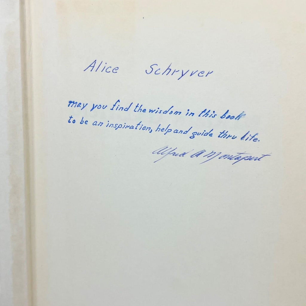 1979 Distilled Wisdom Alfred A. Montapert Vintage Hardcover Quote Anthology Rare