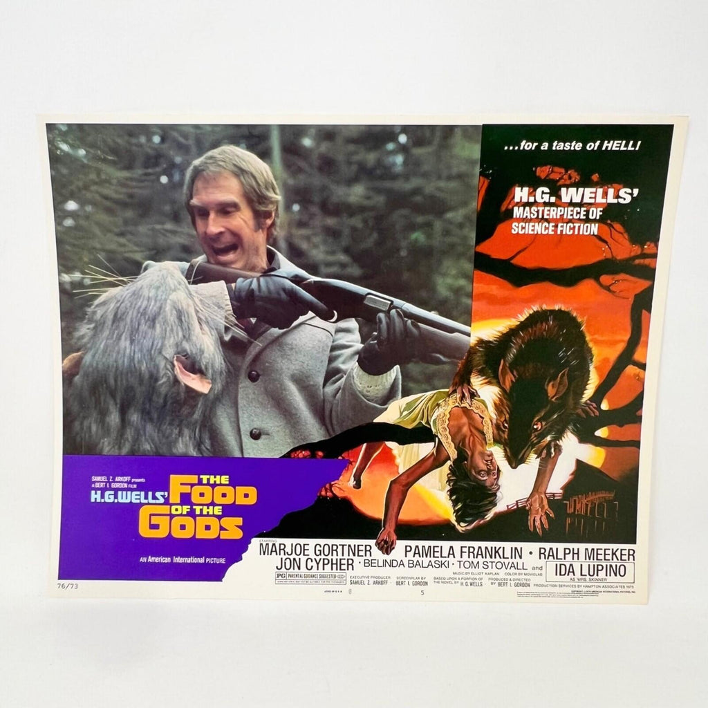 1976 The Food Of The Gods Vintage Lobby Card Movie Poster No.5