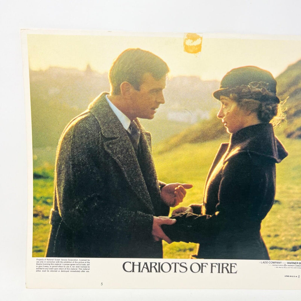 1981 Chariots Of Fire Lobby Card Movie Poster No.5
