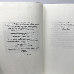 Talk Before Sleep a NovelBy Elizabeth Berg Hardcover No Dust jacket