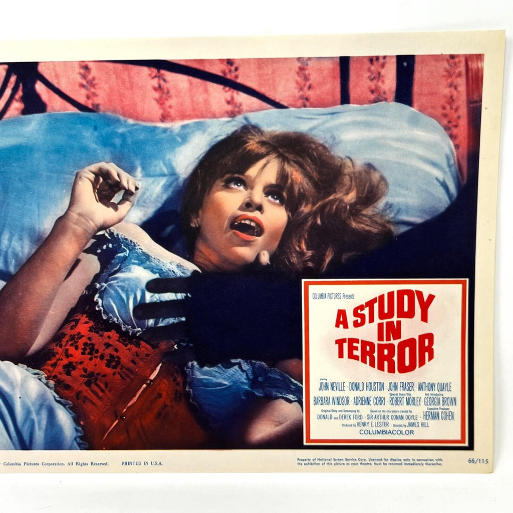 1966 A Study in Terror Sherlock Holmes Collectible movie Lobby Card