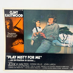 1971 Clint Eastwood Play Misty For Me Collectible Movie Lobby Card No.7