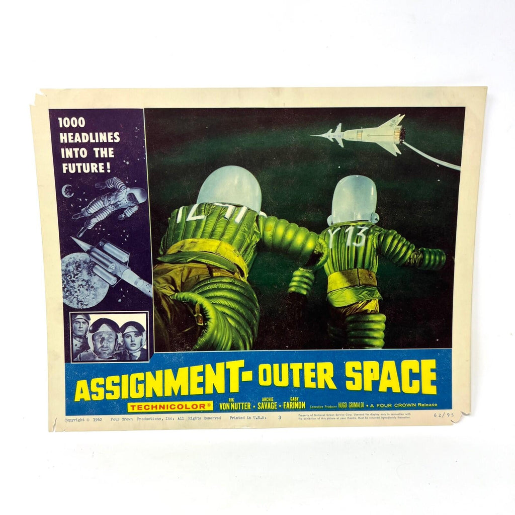 1962 Assignment - Outer Space  Movie Lobby Card No.2